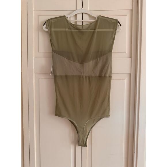 NWT Free People Intimately Mesh Bodysuit Size Medium/Large - Picture 3 of 7